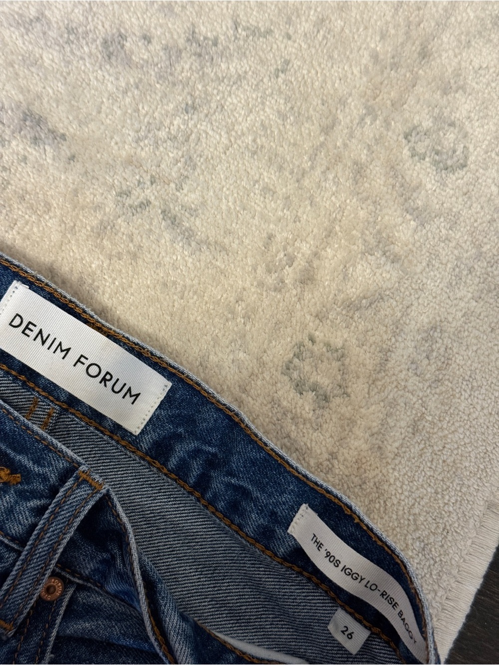 Aritzia Denim Forum 90s Iggy Lo-Rise Baggy Jeans - Picture 2 of 4